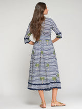 SS26 VILLAGALLO DRESS | IKAT PALM