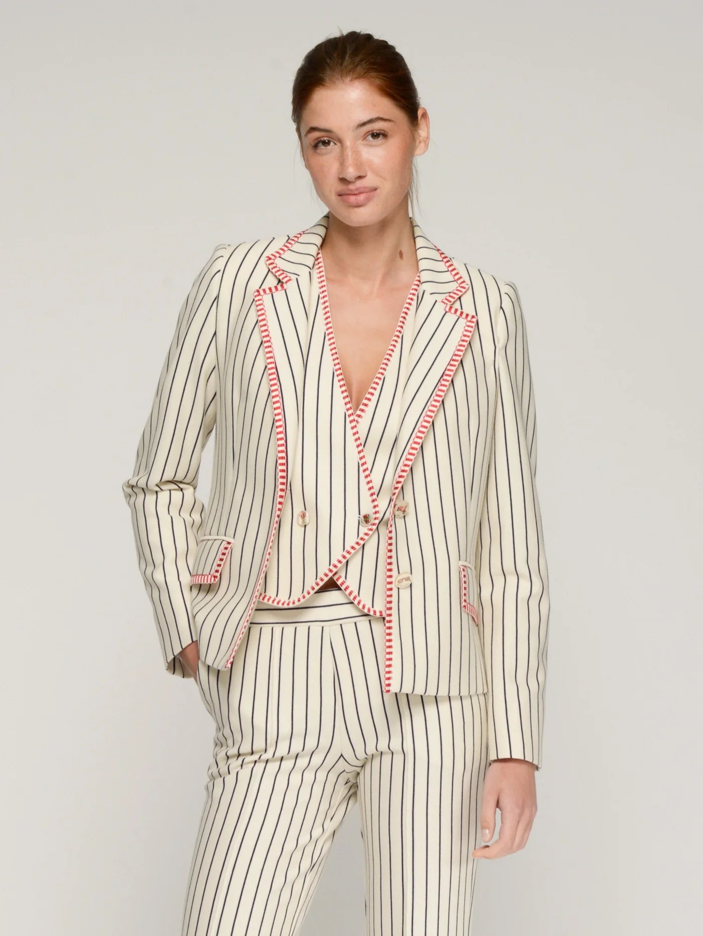 SS26 VILLAGALLO BLAZER | DIPLOMATIC WHITE