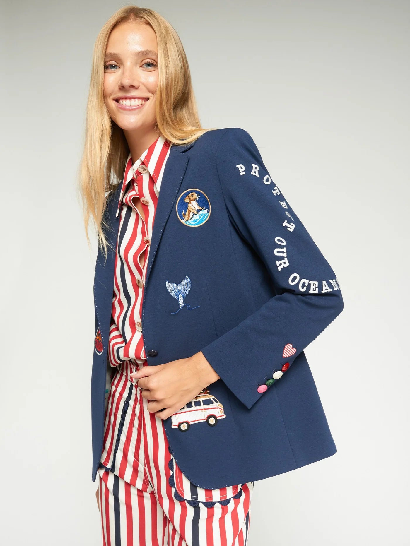 SS26 VILLAGALLO BLAZER | SAVE THE OCEANS
