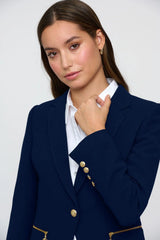 AW25 Bariloche Blazer - TUDELA Navy