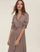 AW25 EMME MARELLA COMMA dress GRAPE