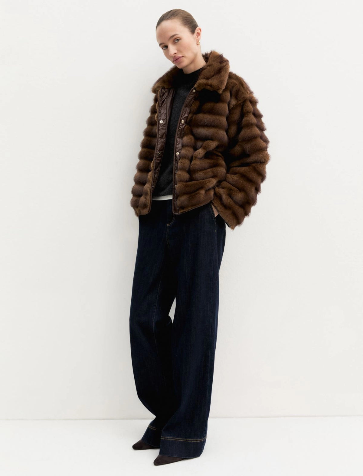 AW26 EMME MARELLA FAUX-FUR JACKET | EMMAGIO