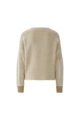 SS26 OUI WHITE CAMEL PULLOVER | ESRA