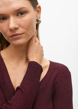 AW25 Lola Casademunt Double Hoop Animal Print Earrings