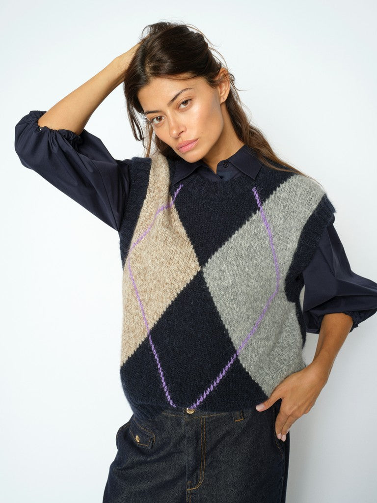 AW26 MOS MOSH JENNINE KNIT VEST