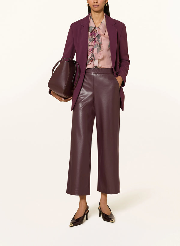 AW25 Raffaelo Rossi Palina Trouser | 6/8 Pleather