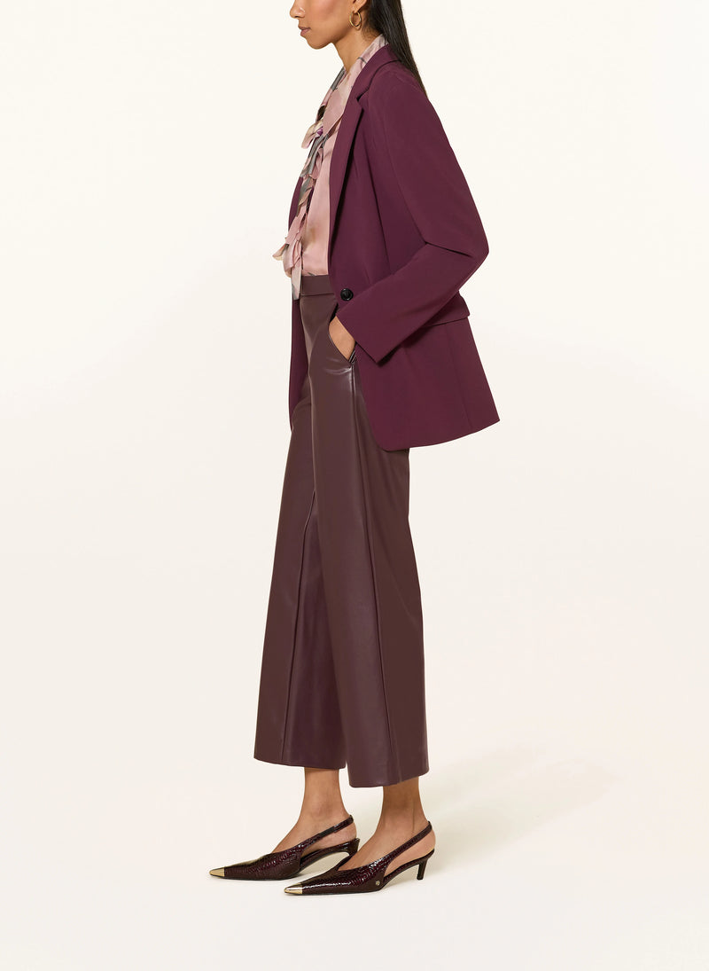 AW25 Raffaelo Rossi Palina Trouser | 6/8 Pleather