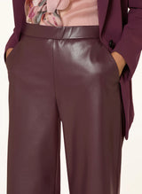 AW25 Raffaelo Rossi Palina Trouser | 6/8 Pleather