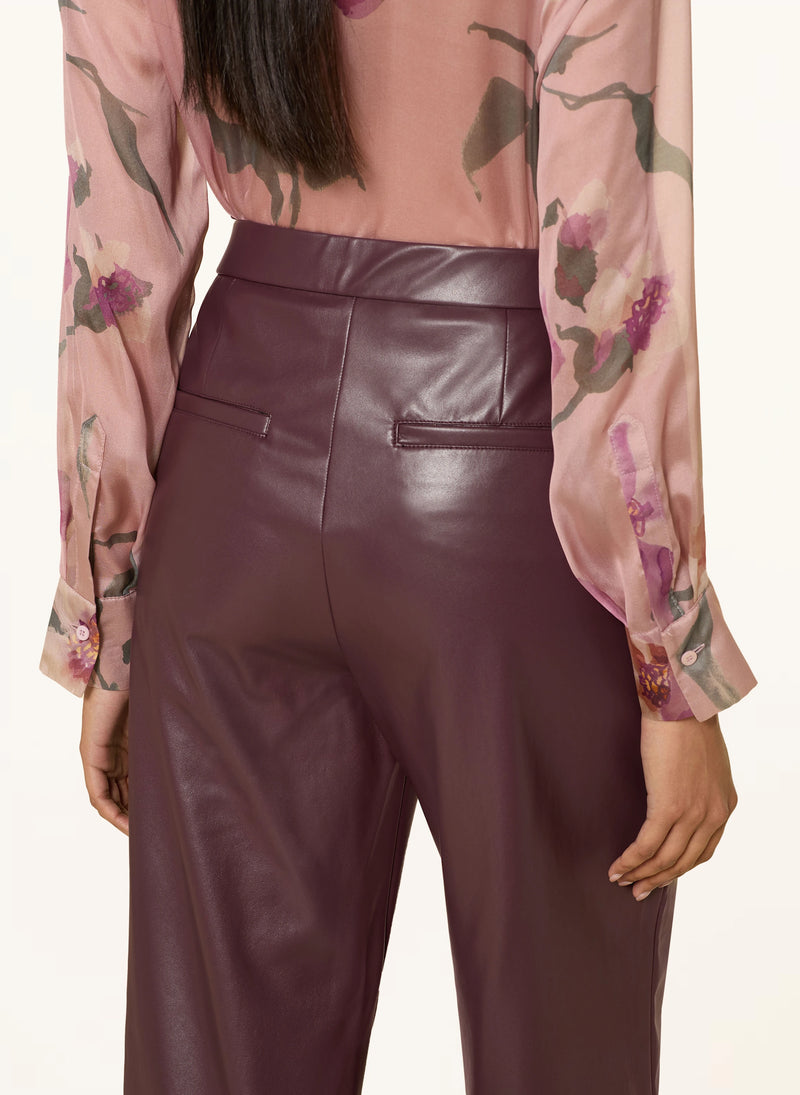 AW25 Raffaelo Rossi Palina Trouser | 6/8 Pleather