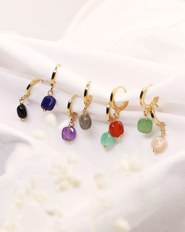 Ava Hoop Earrings - Multiple Colours