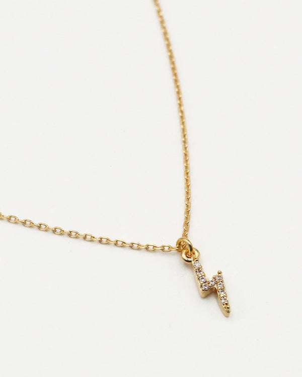 Lily Necklace - Lightening Charm