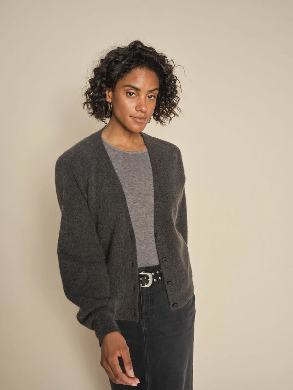 AW24 Thora V-Neck Knit Cardigan