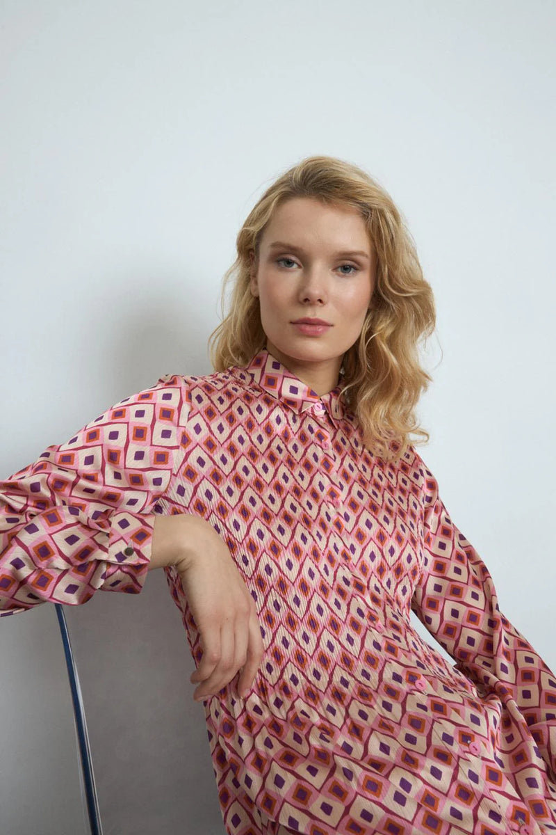 AW25 Tinta Shirt - Furia Pink