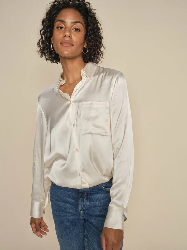 AW24 Linda Satin Shirt