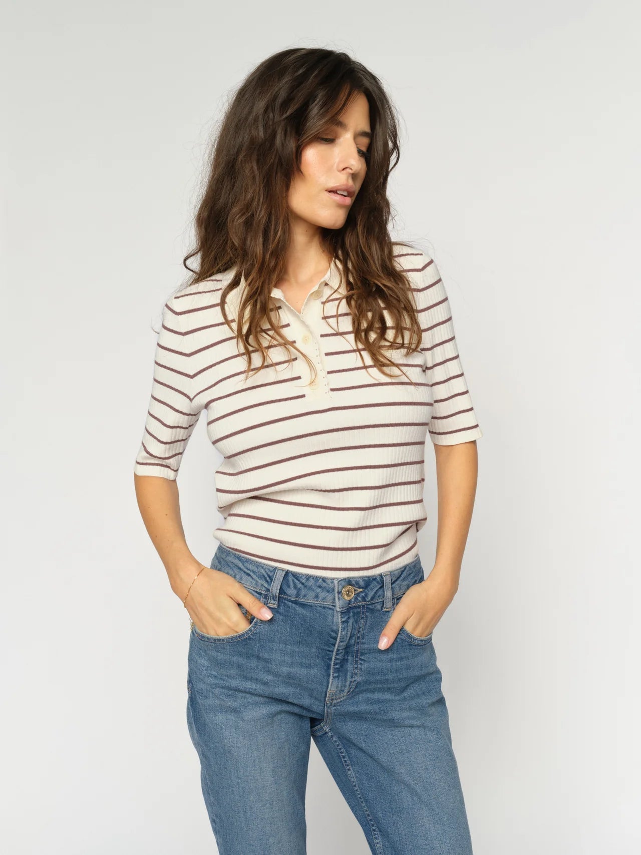 SS26 MOS MOSH | CALIZ STRIPE SS KNIT