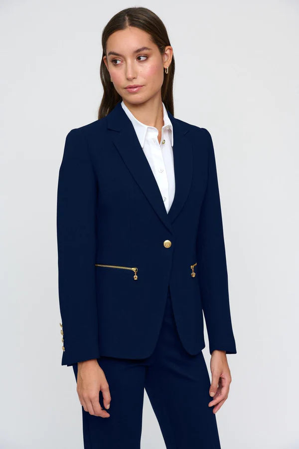 AW25 Bariloche Blazer - TUDELA Navy