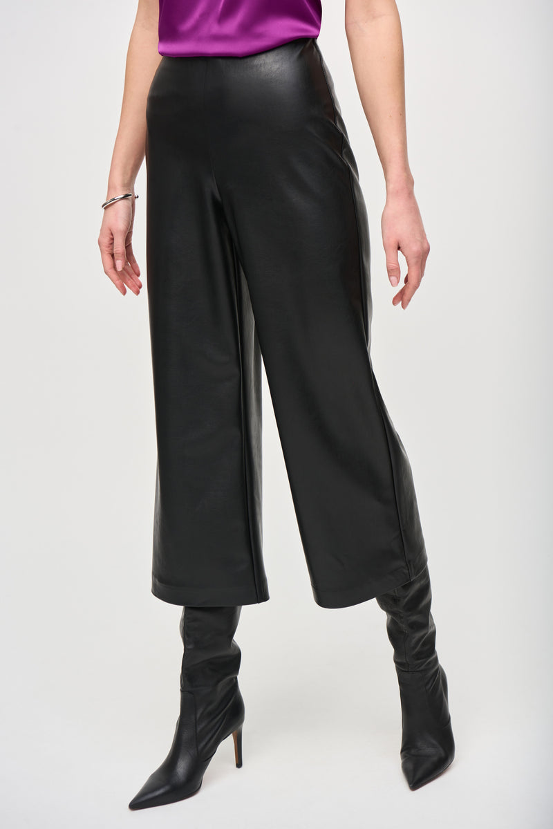 Johanna Leatherette Pull-On Pants