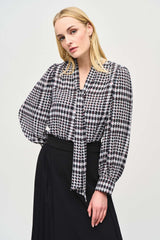 Jillian Plaid Top