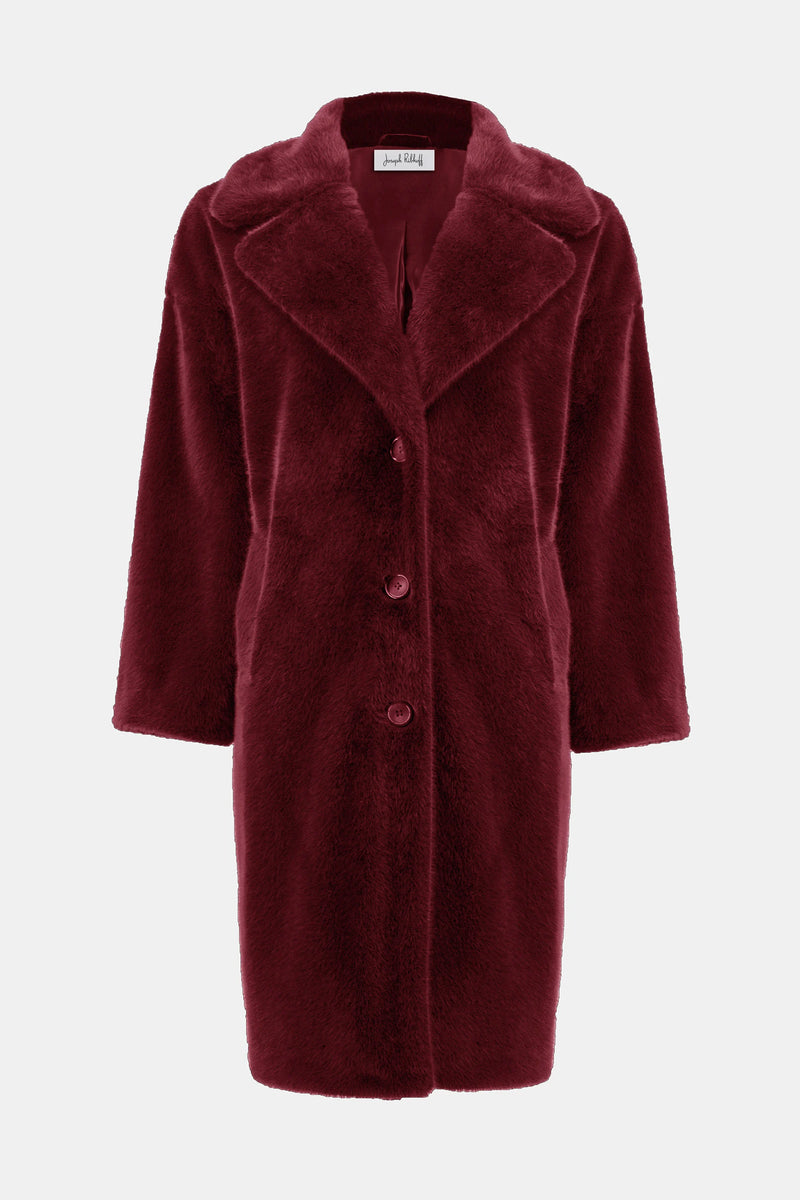 AW25 Joseph Ribkoff Faux Fur Coat