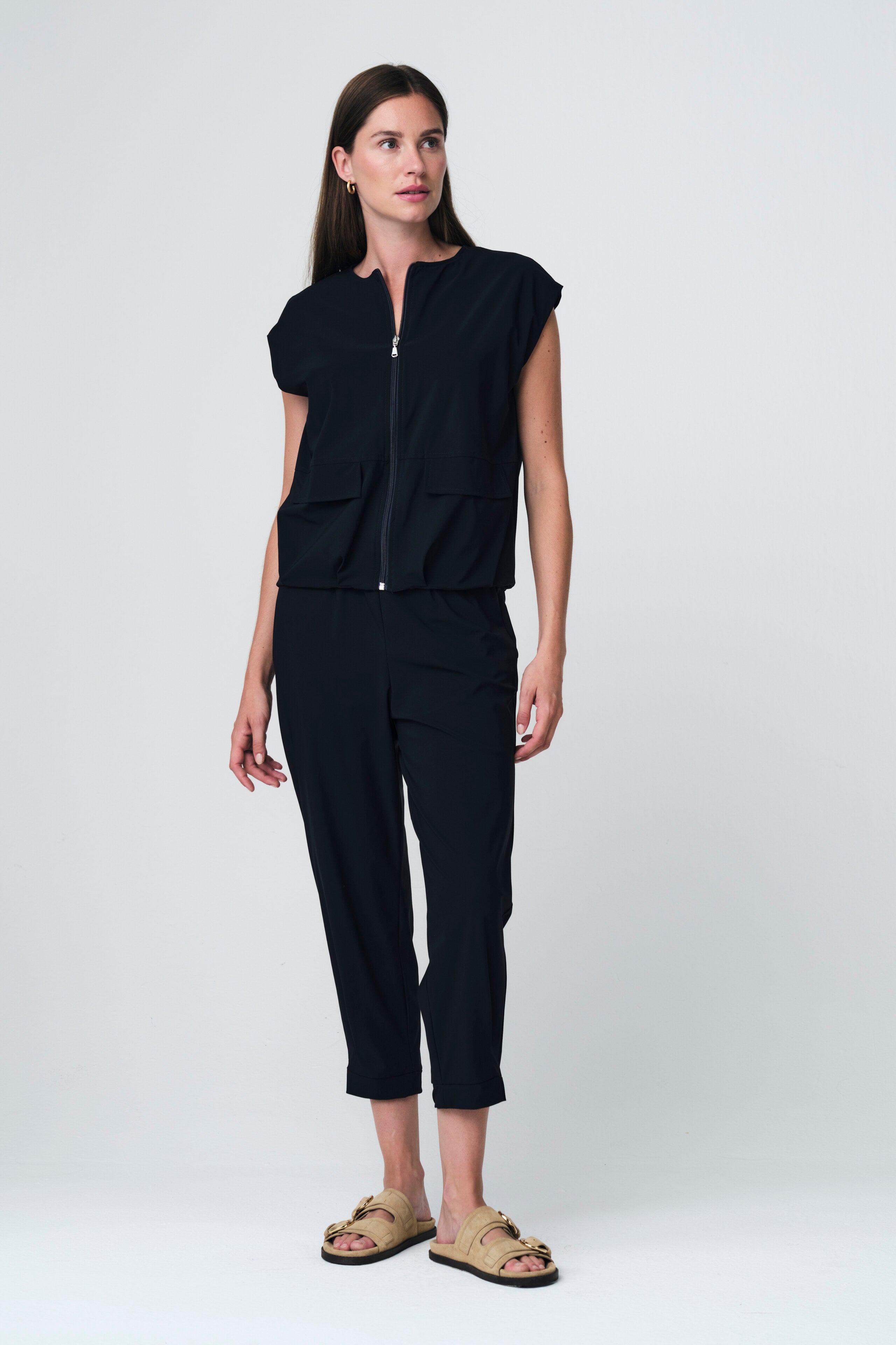 SS26 JANE LUSHKA | ROSEMARIE PANTS TECHNICAL JERSEY