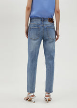 Bleached Denim Jeans