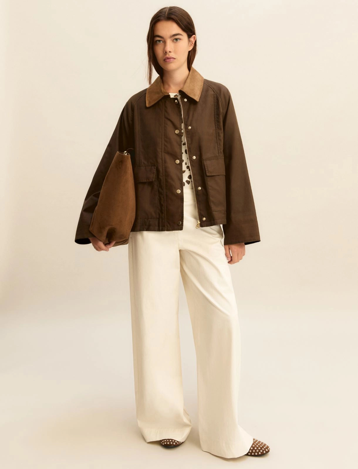 SS26 EMME MARELLA WAX JACKET | EMMCARNET