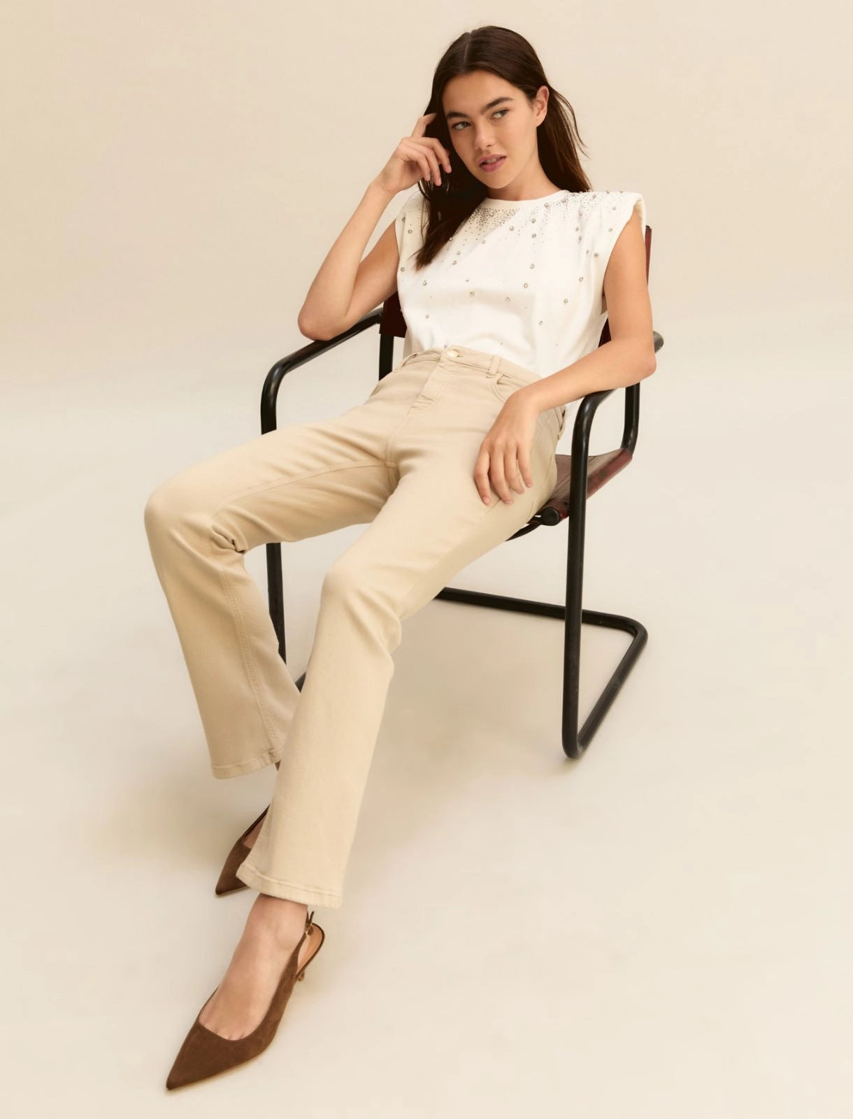 SS26 EMME MARELLA LONG TROUSERS | EMMSFINGE