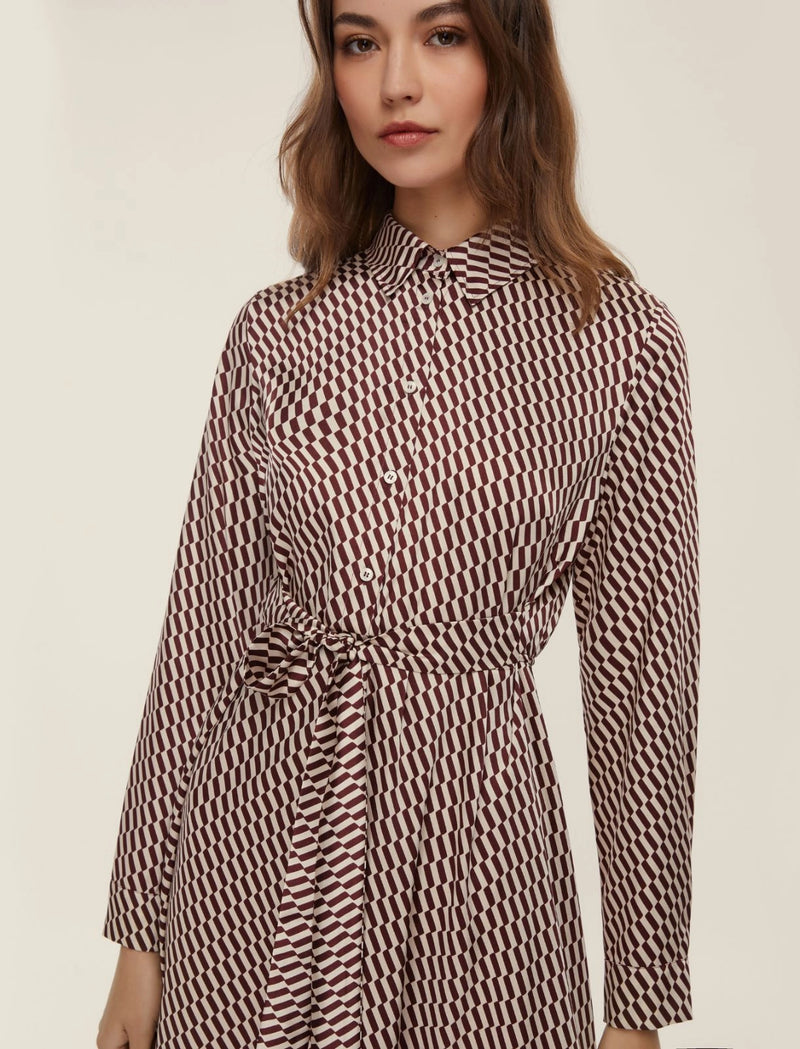 AW25 EMME MARELLA COMMA dress GRAPE