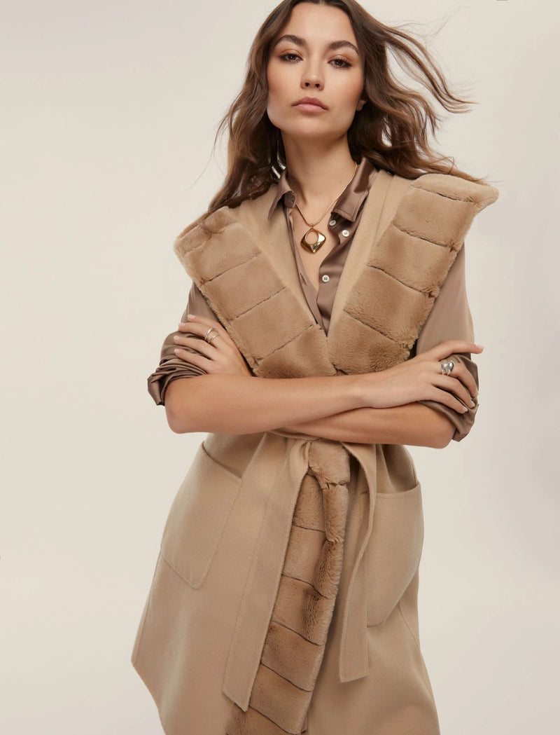 AW25 Emme Marella FORMOSA Belted Gilet