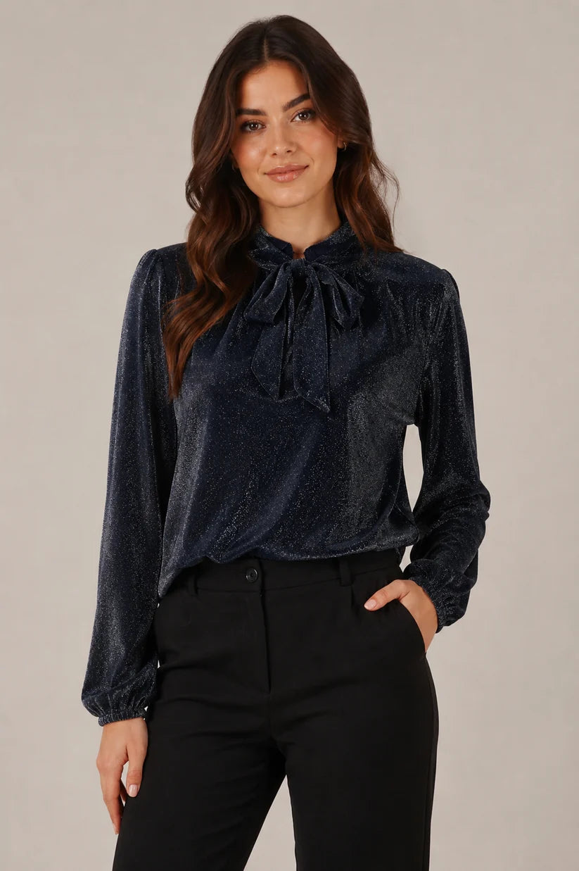 AW26 OUI DARK BLUE SHIRT | CLARA