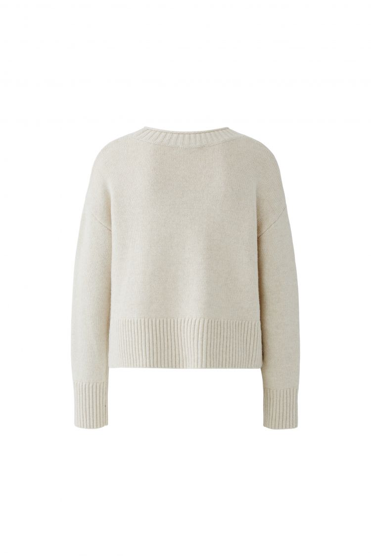 AW25 OUI LT. BEIGE MELANGE JUMPER