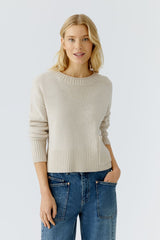 AW25 OUI LT. BEIGE MELANGE JUMPER