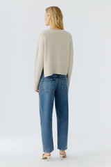 AW25 OUI LT. BEIGE MELANGE JUMPER