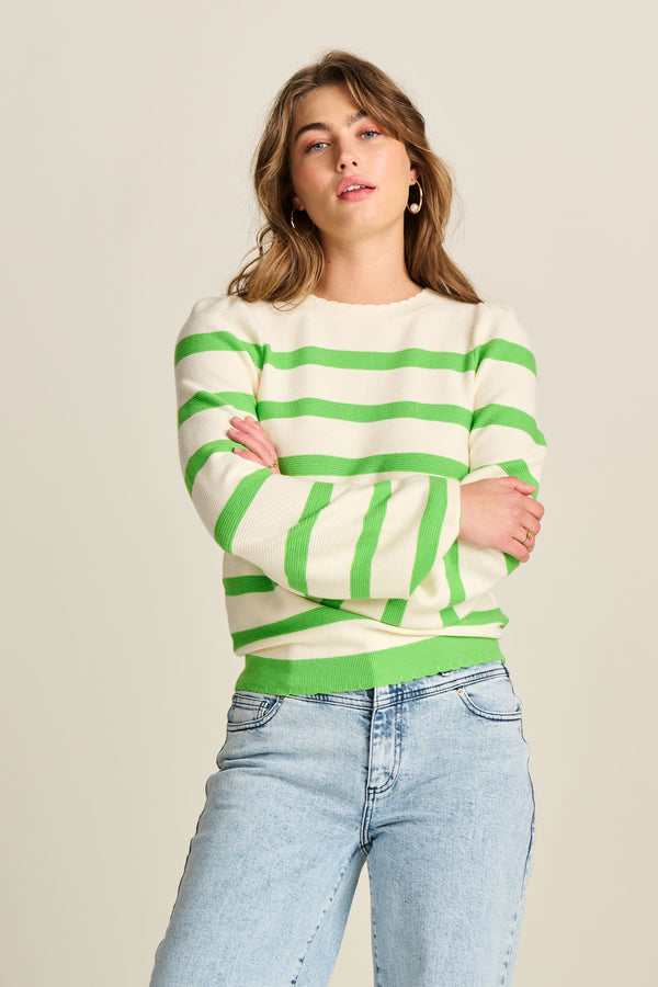Striped Green Sweater