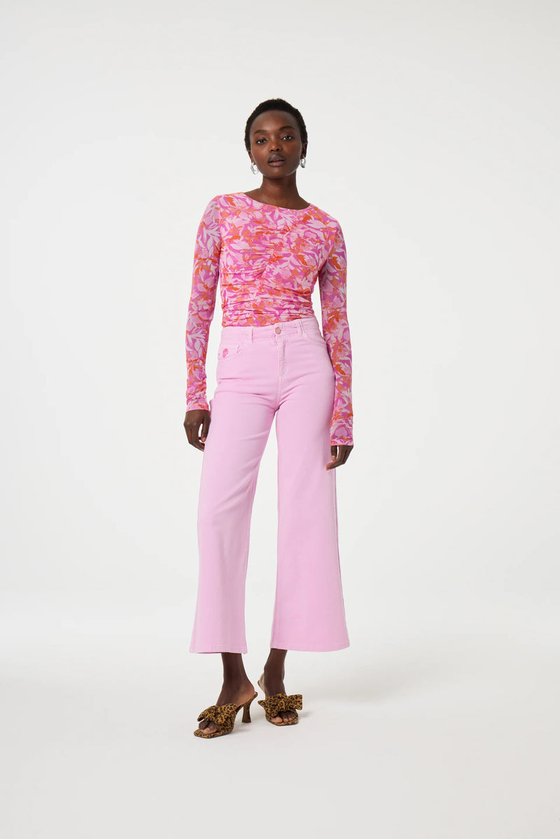 Hayley Wide Leg Cropped Jeans