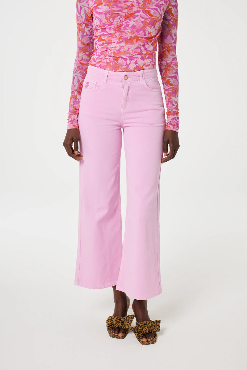 Hayley Wide Leg Cropped Jeans