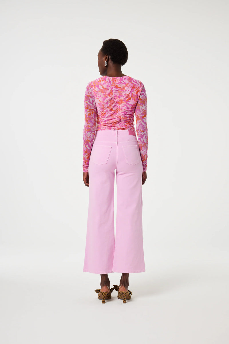 Hayley Wide Leg Cropped Jeans