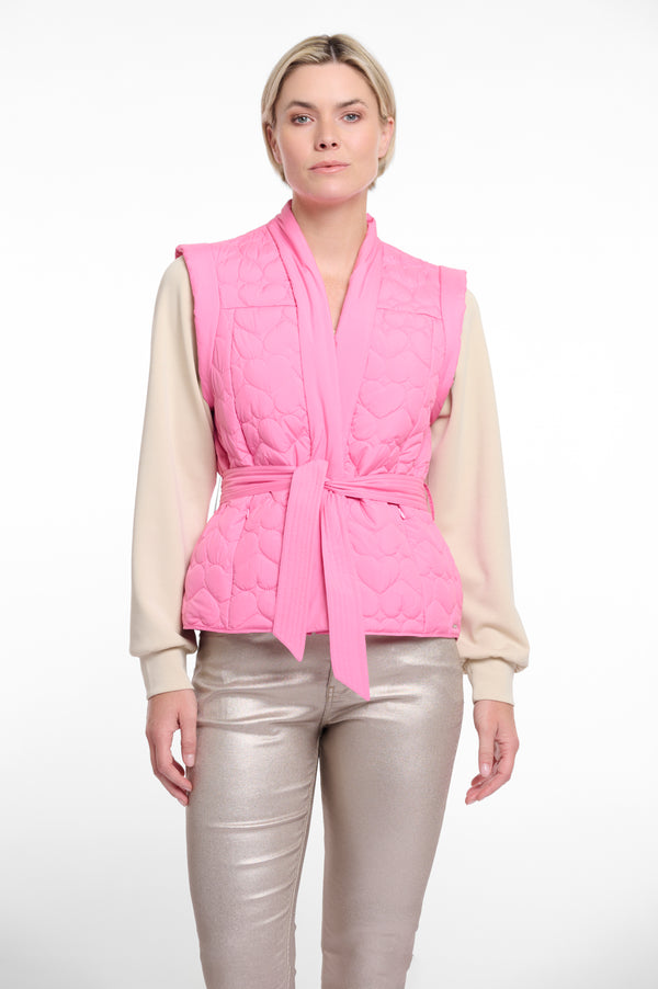 Doria Quilted Bodywarmer - Bright Pink