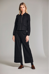 AW24 - WIDE LEG CROP PANTS