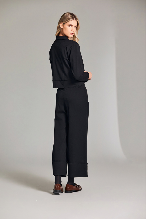 AW24 - WIDE LEG CROP PANTS