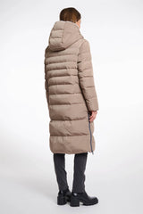AW25 Rino & Pelle Long padded hooded coat with faux fur | Keilafur