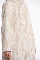 AW25 Rino & Pelle Single breasted fake fur coat | Nonna 2