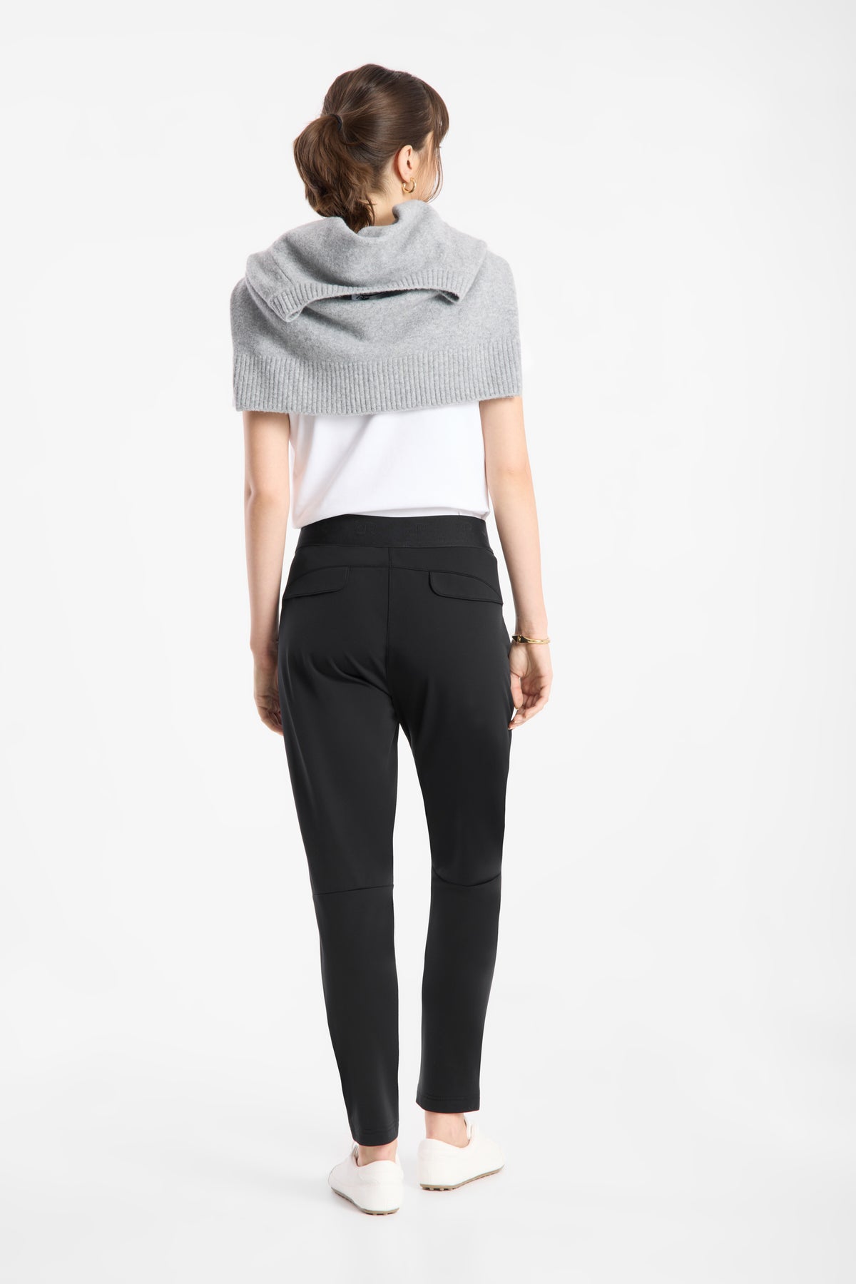 AW26 RAFFAELLO ROSSI NATINA RIBBON THERMO JERSEY TROUSERS