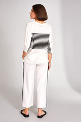 Phyllis CONTINUOUS STRIPE SWEATER