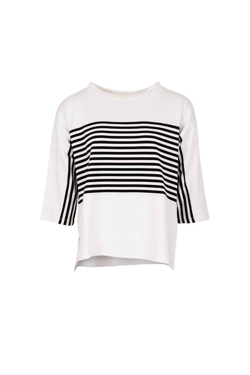 Phyllis CONTINUOUS STRIPE SWEATER
