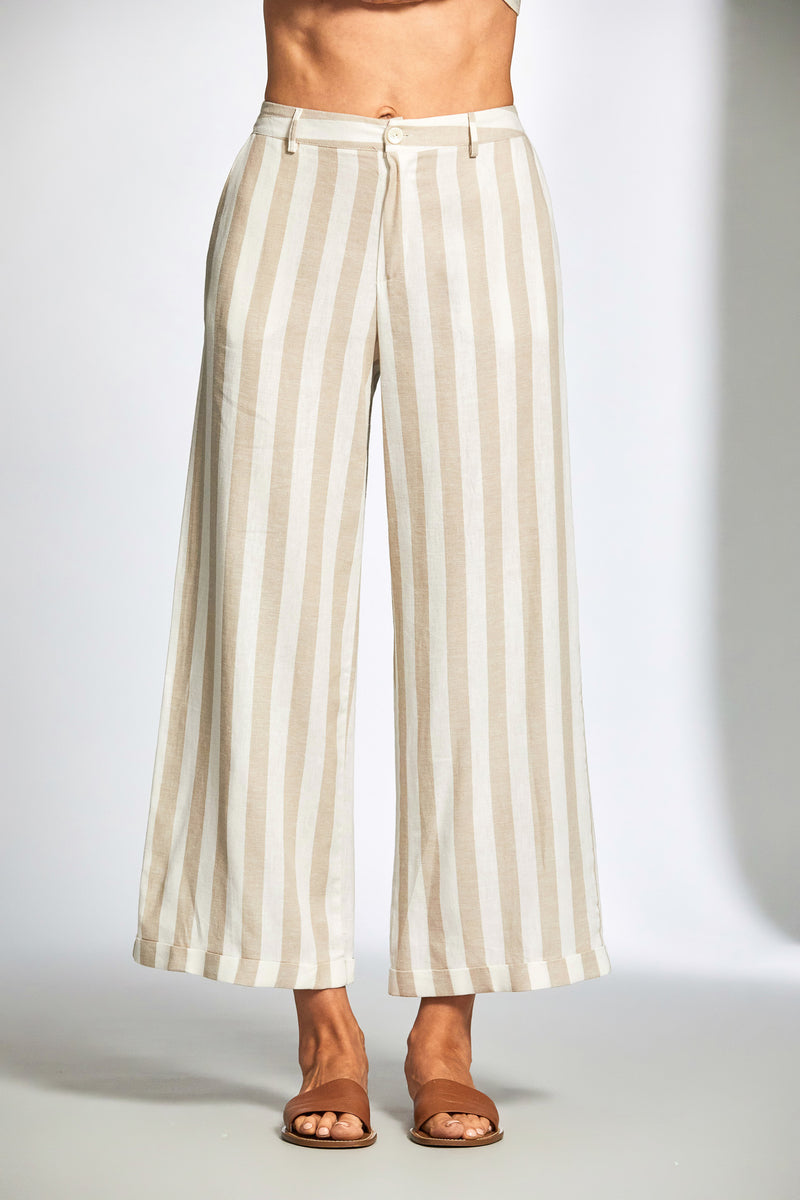 SS25 - Stripe Linen  Trouser