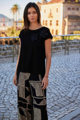 SS26 PERUZZI GEO PRINT TROUSERS | COMO