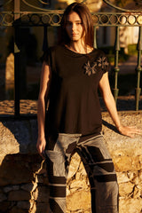 SS26 PERUZZI GEO PRINT TROUSERS | COMO