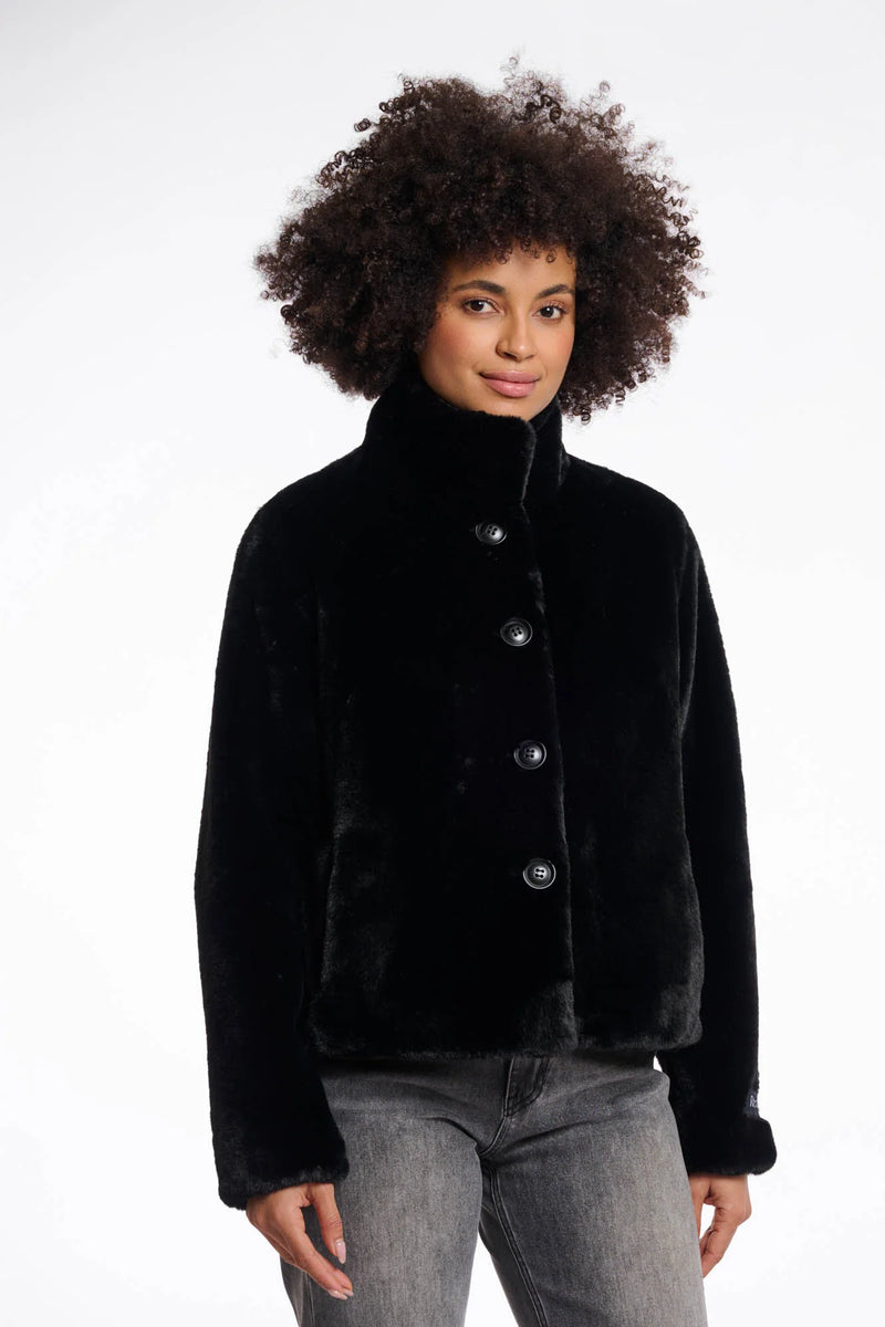 AW25 Rino & Pelle Single breasted fake fur jacket | Vie