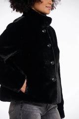 AW25 Rino & Pelle Single breasted fake fur jacket | Vie